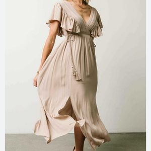 Baltic Born Jennifer Deep V Maxi Dress